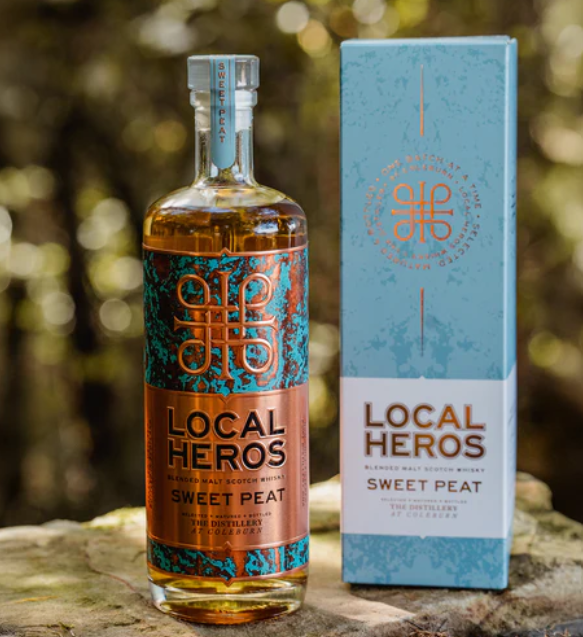 Local Heros - SWEET PEAT, Blended Malt Scotch Whisky 46% abv 70cl