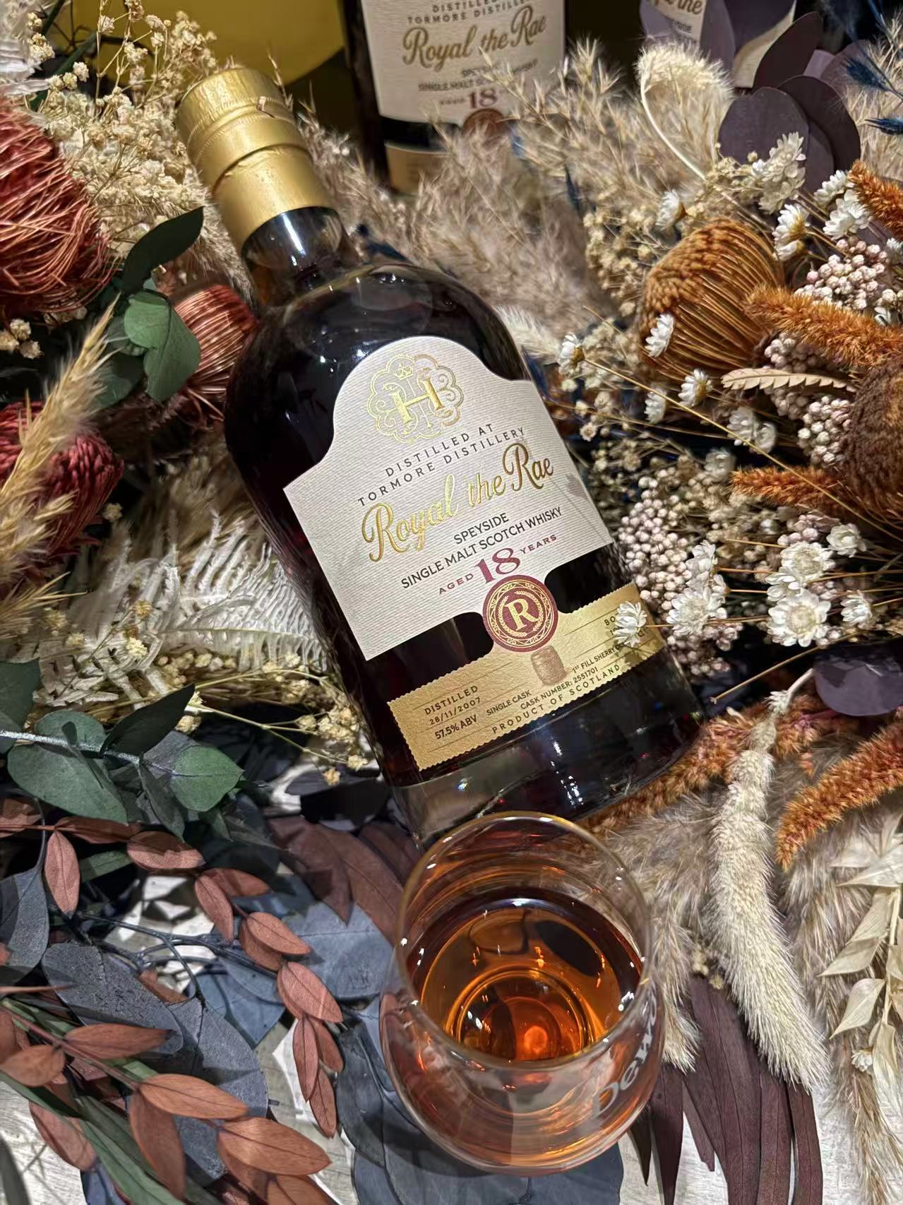 Cask- Customized bottling-Tomore 18 Years old. 57.5% abv, 70cl,